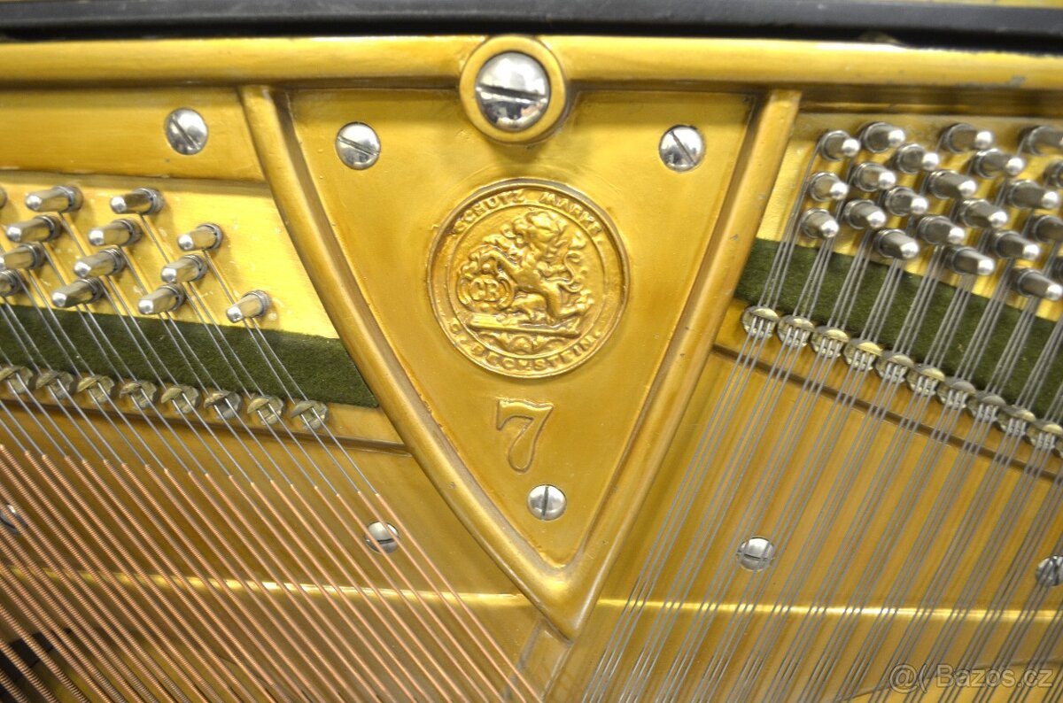 Koncertní pianino C.BECHSTEIN + židlička. ZÁRUKA. - 8