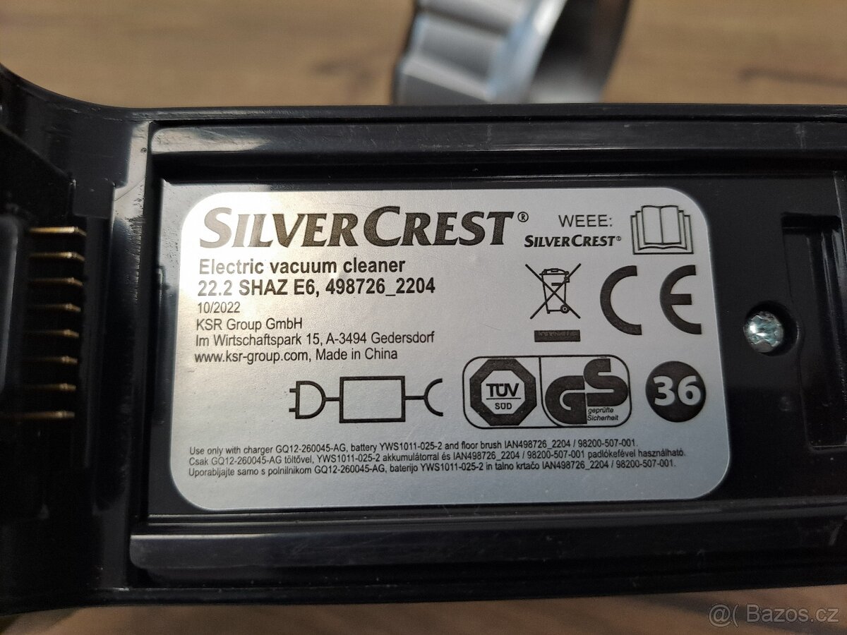 Aku tyčový vysavač SILVER CREST - 8