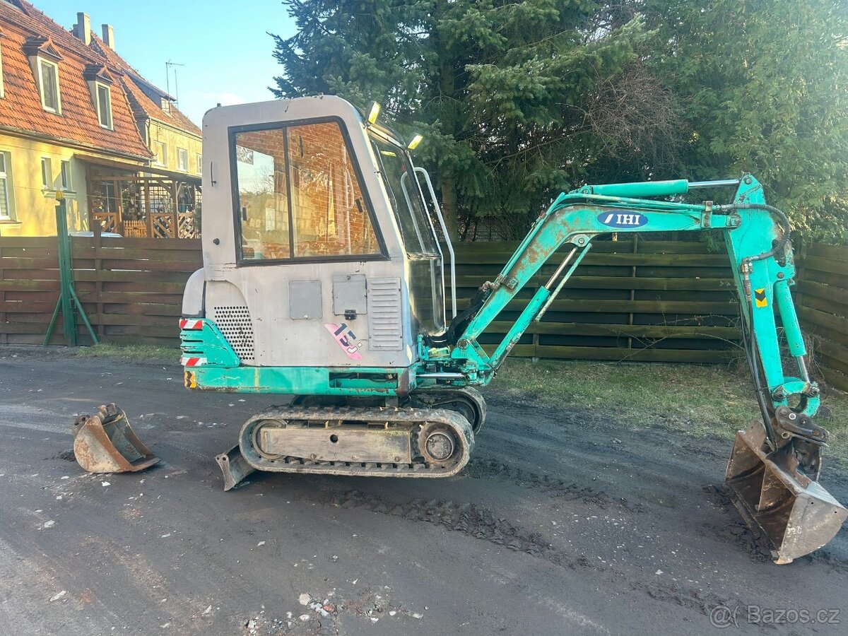 Ihi 15j Minibagr 1.5T + 2x lžíce - 8