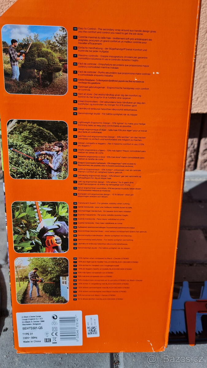 Nůžky na živý plot zn.Black & Decker - 8