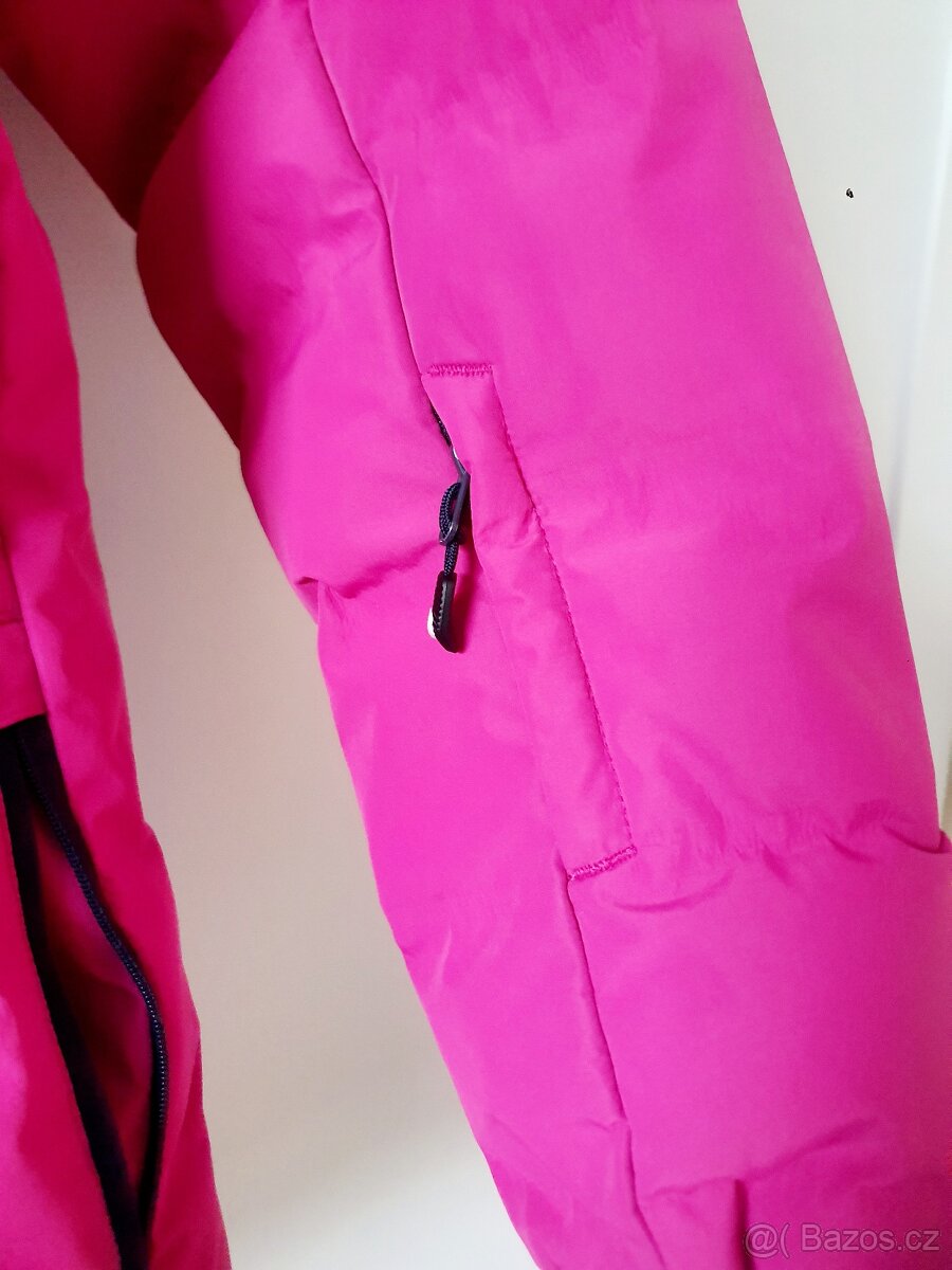 Zjmní lyžařská růžová bunda - 8