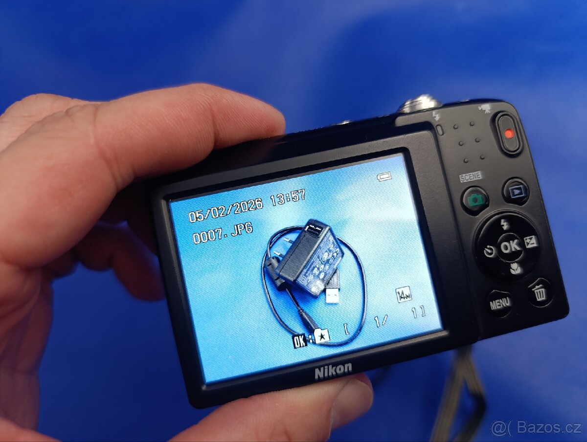 Fotoaparát Nikon Coolpix S2600 Red - 8