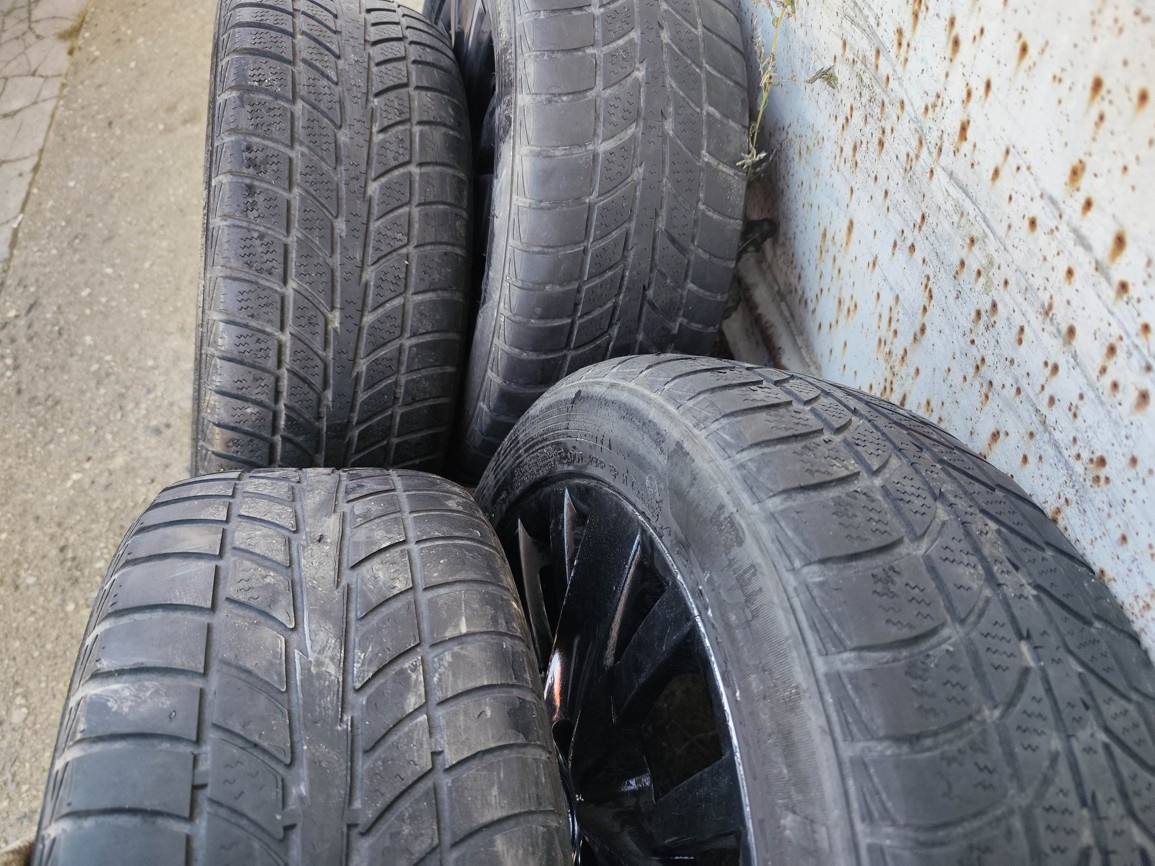 16"černá alu sada Spokane 5x112 origo Golf 6 5 Caddy Touran - 8