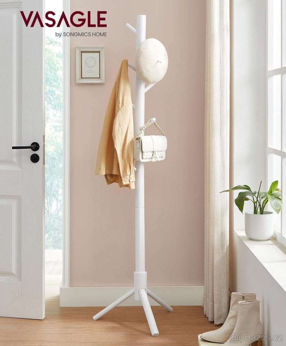 Nový rostoucí dřevěný věšák - 8