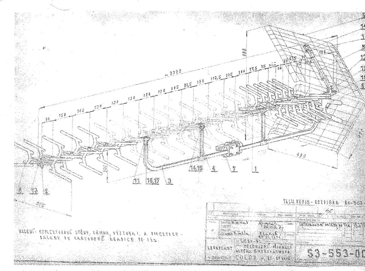 kanálové anteny 20 prvkové a kanálové předzesilovače - 8
