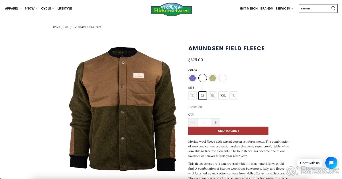 Exkluzivní vlněná bunda Amundsen Field Fleece Wool - 8