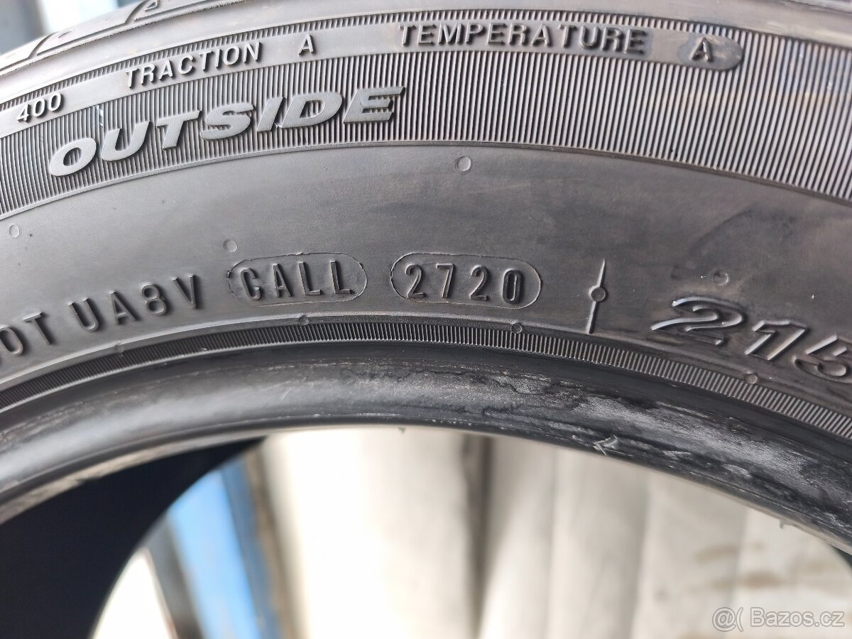 215/55 r17 letní pneumatiky Nexen 6,5-7mm - 8