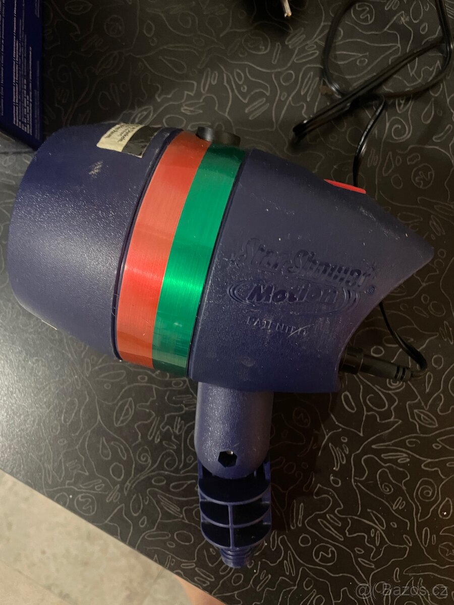 Červeno-zelený laserový projektor s hvězdnou sprchou - 8