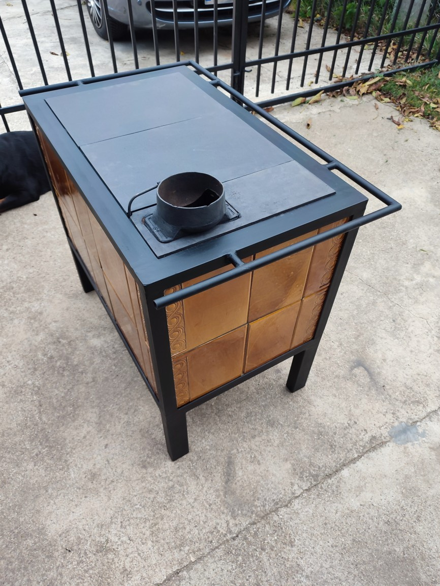 Kachľový sporák na drevo, piecka, pec. - 8