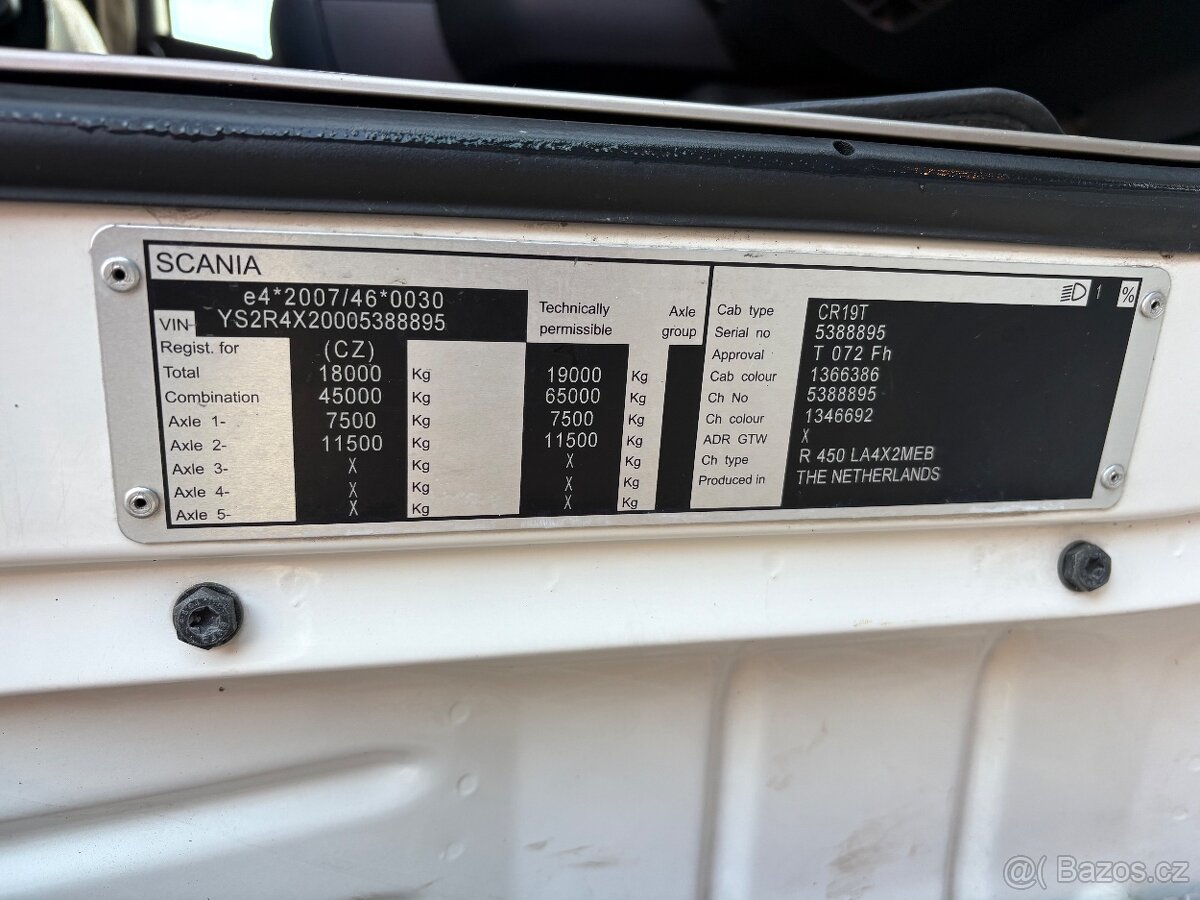 Scania R450,mega,retardér,E6 - 8