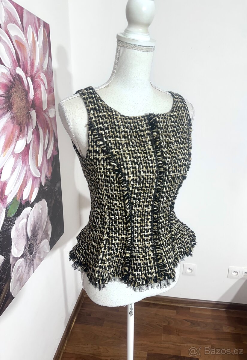 Tvídová vesta Marc Cain - 8