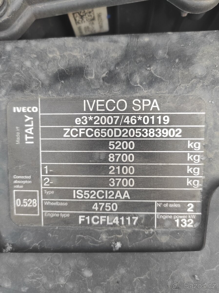 Autopřepravník Iveco Daily 50C18 - 8