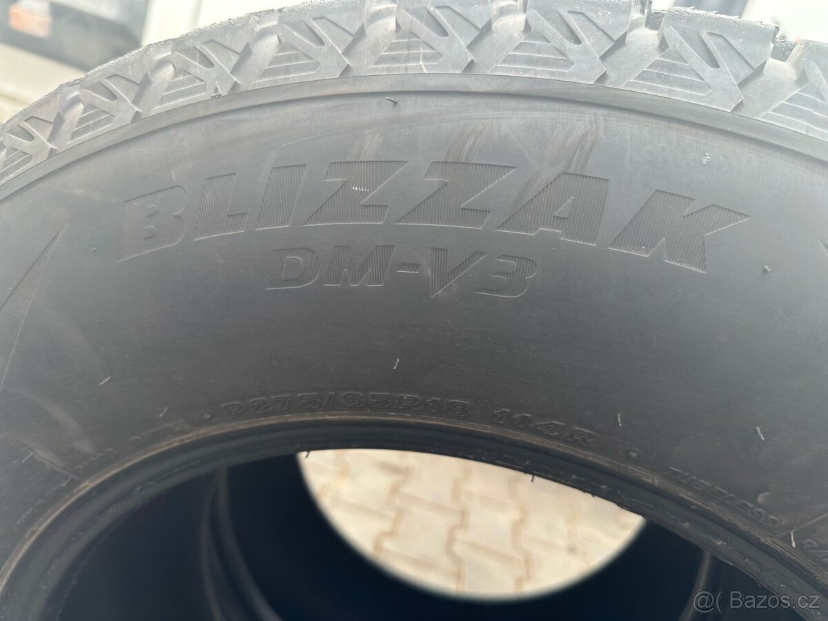 Pneu zimní BRIDGESTONE P275/65 R18 jako NOVÝ - 8