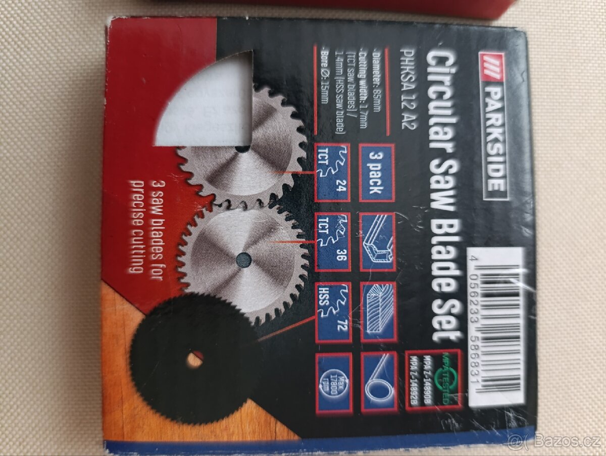 PARKSIDE® Aku ruční okružní pila PHKSA 12 - 8