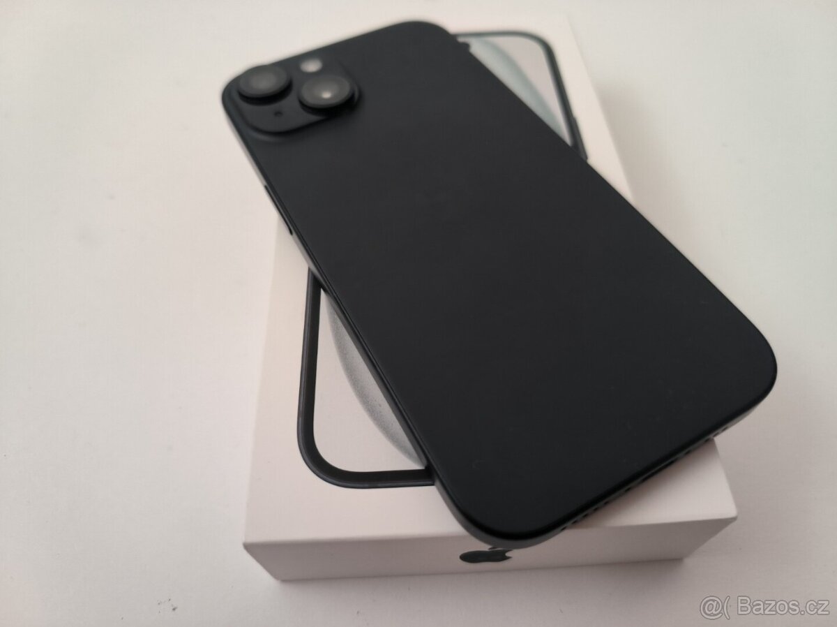 apple iphone 15 128gb Midnight 100% Batéria - 8