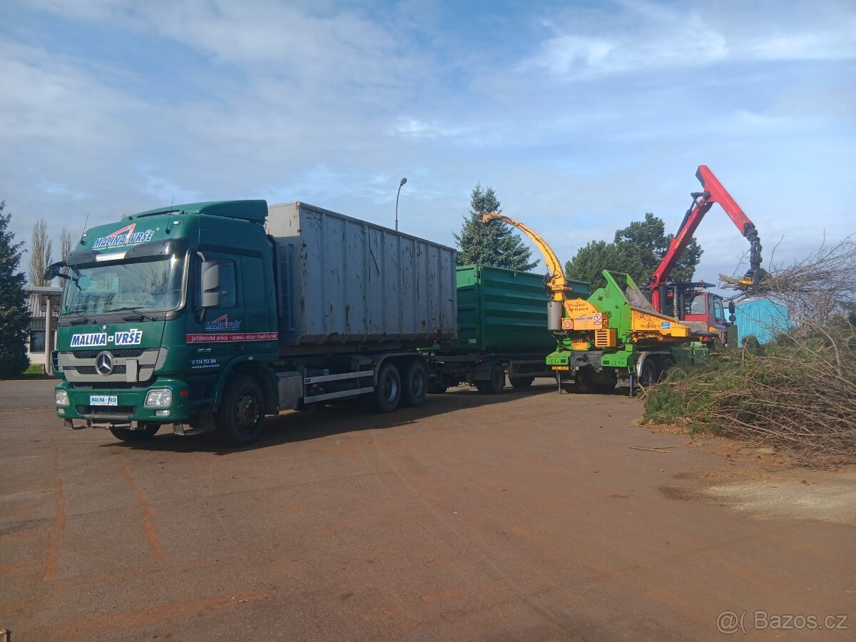 Štěpkování dřeva, drcení dřeva, štěpka, zpracování biomasy - 8