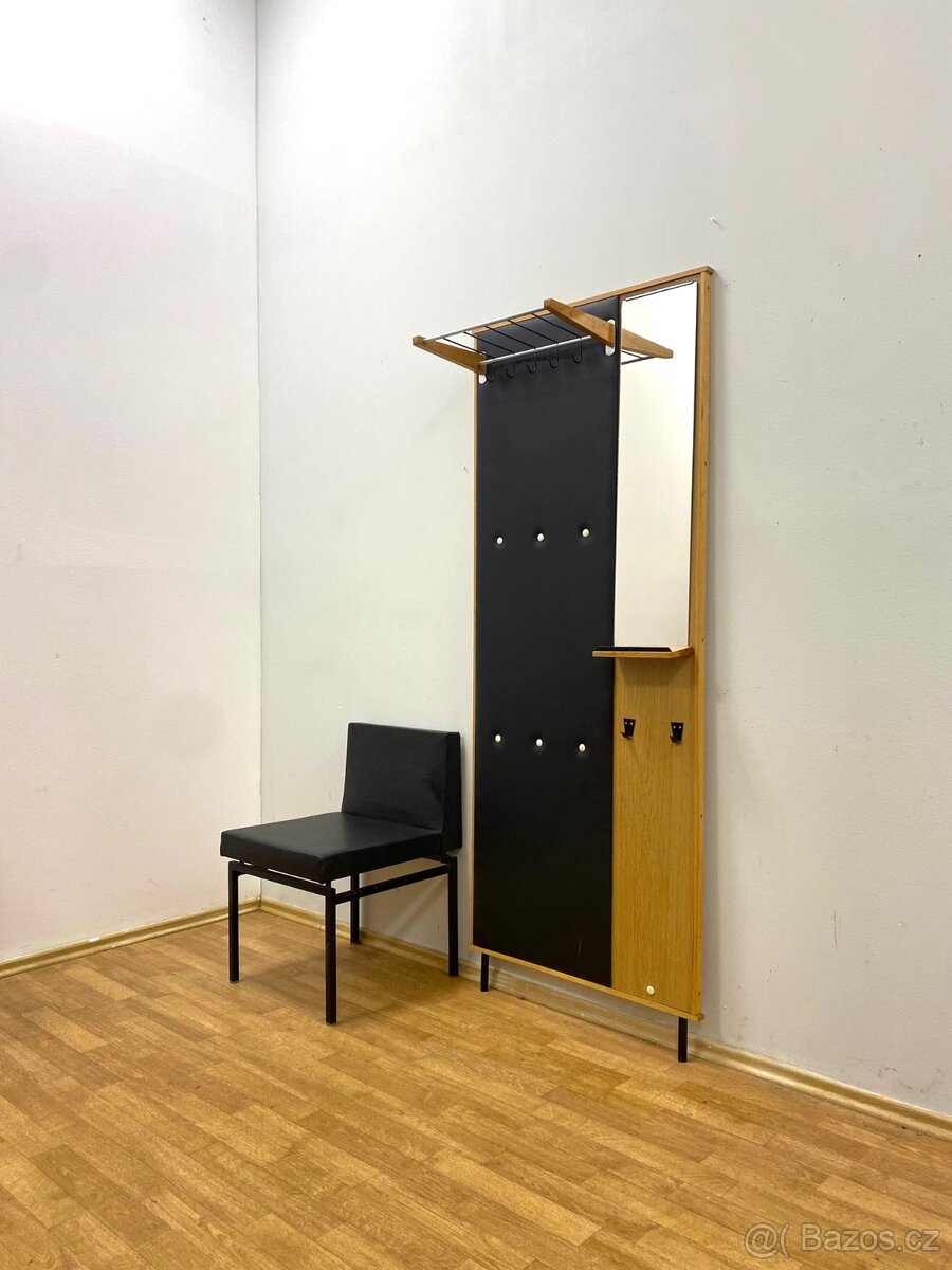 Retro stěna věšák židle 70. léta - 8