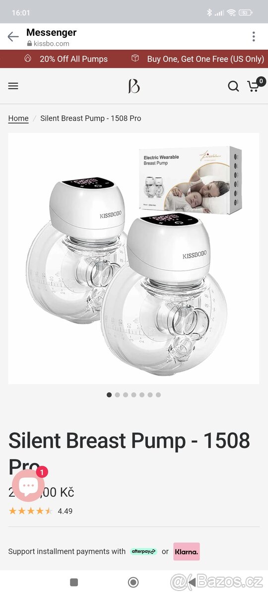 Odsávačka mateřského mléka - 8