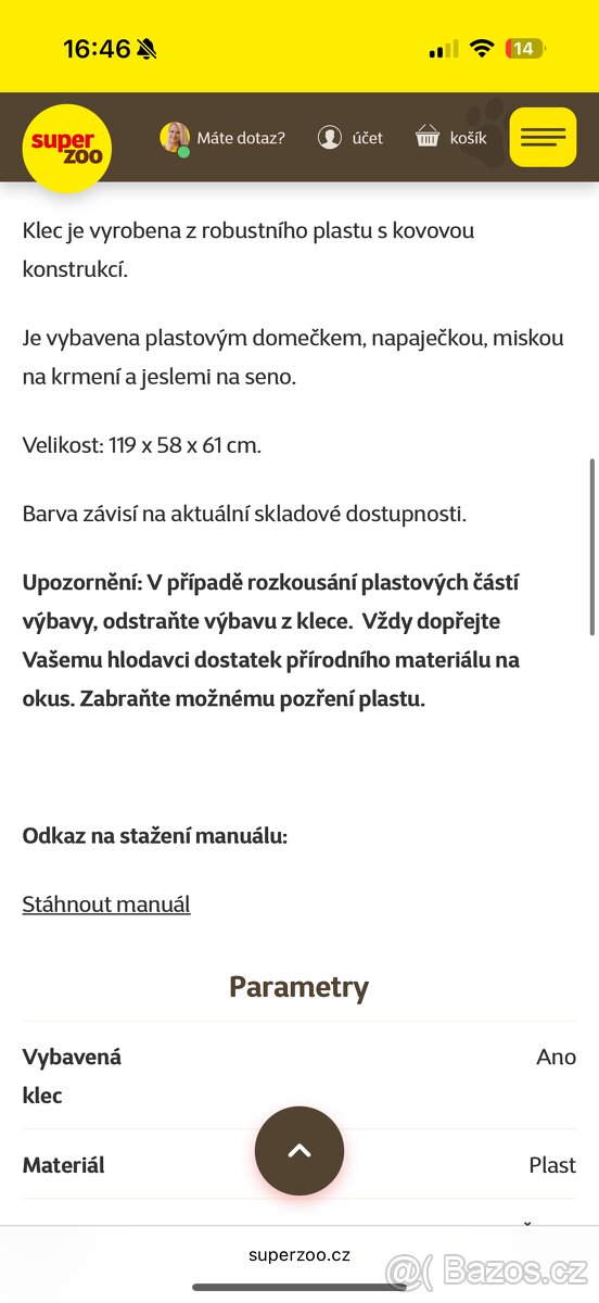 Klec pro králíky + příslušenství - 8
