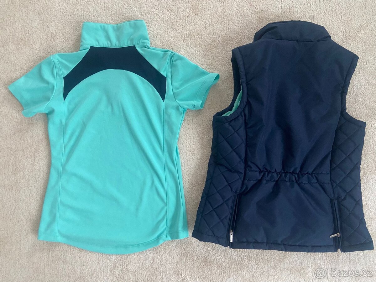 Oblečení na koně vel.146-152- rajtky, trička, jezdecké boty - 8