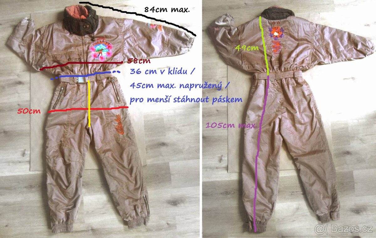 Vintage 90s skvělá dámská kombinéza Aloha Hawaii - 8