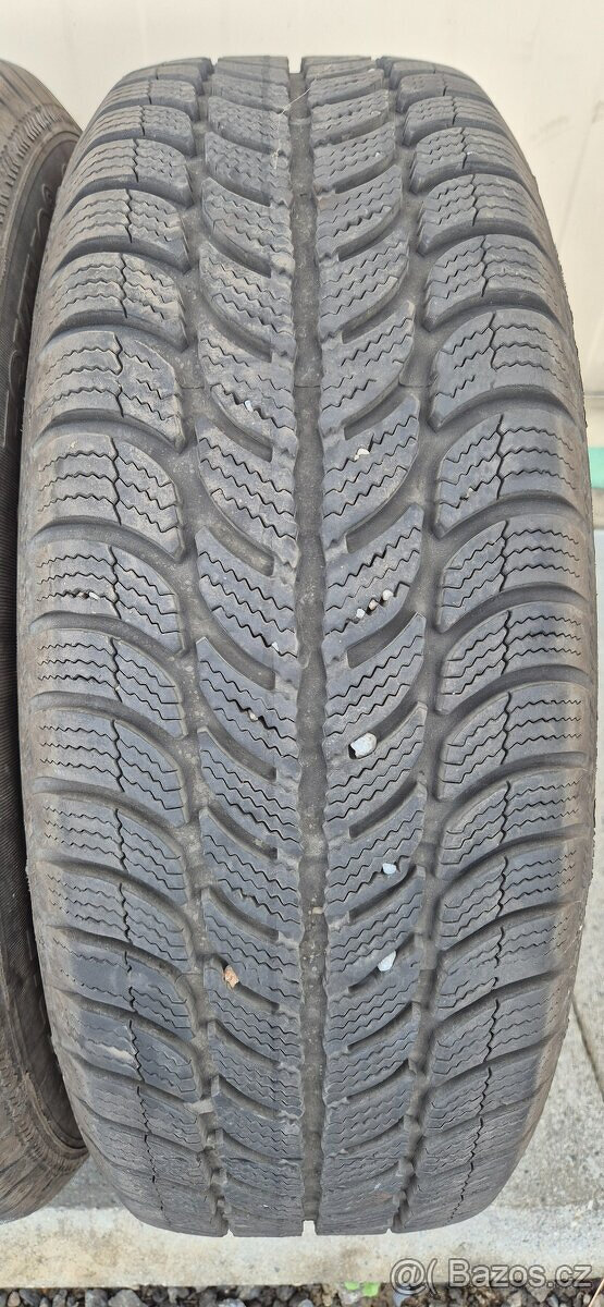 Plechové disky Škoda VW 5x112 6x15 ET47 195/65r15 zimni - 8