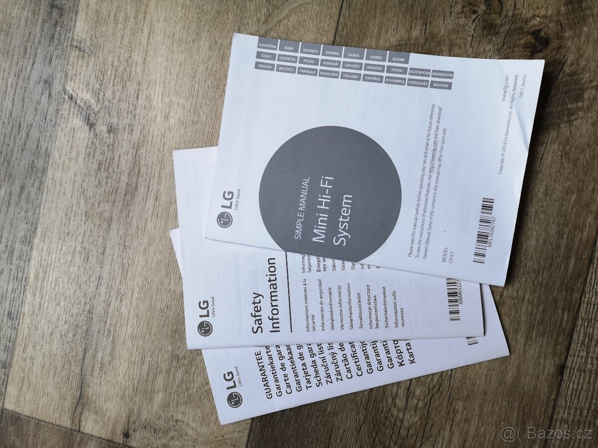 Mini Hi-Fi systém LG CK43 - 8