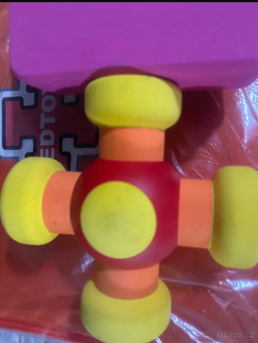 Magnetická stavebnice Soft block Edtoy - 8