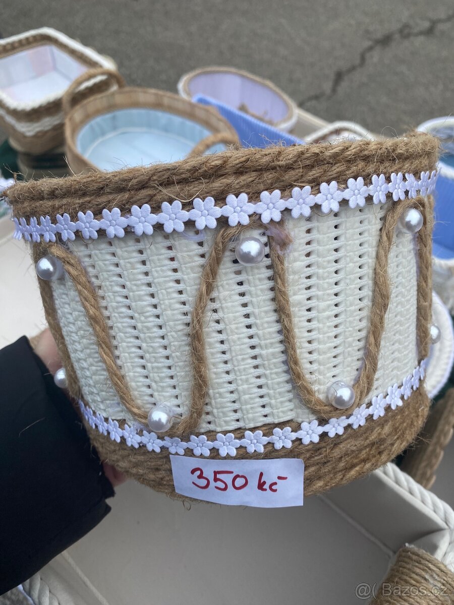 Ručně vyráběné košíky a košíčky - 8