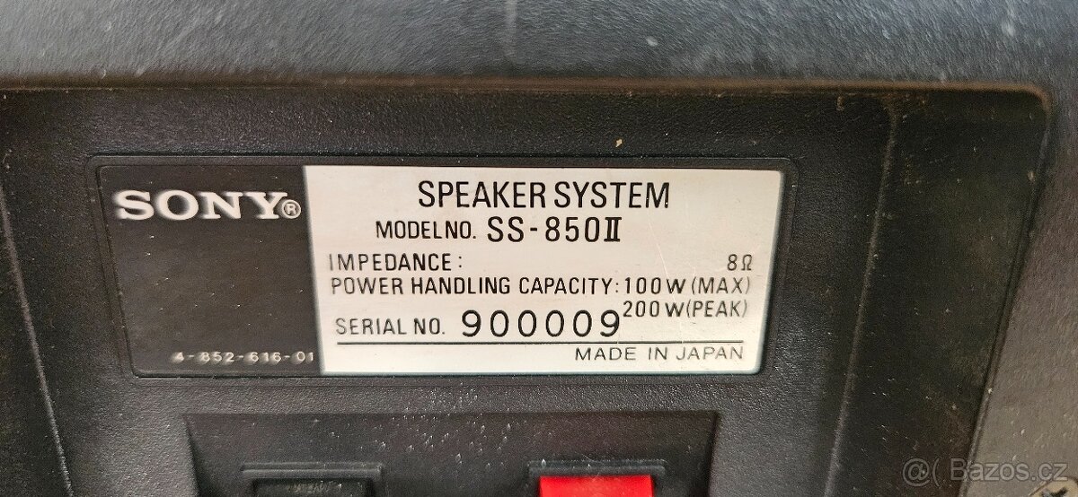 SONY SS-850 II - 8