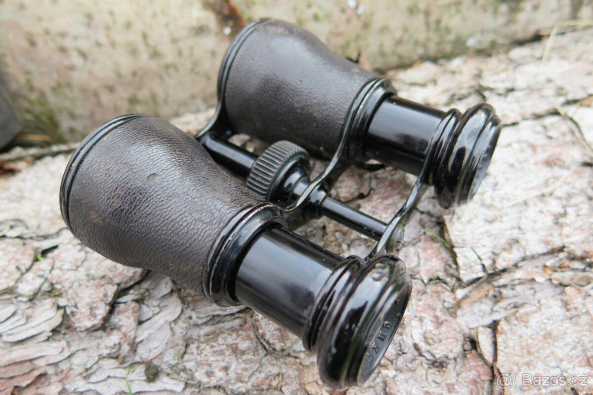 Starožitný dalekohled -kukatko + pouzdro, dalekohled 6x40 - 8