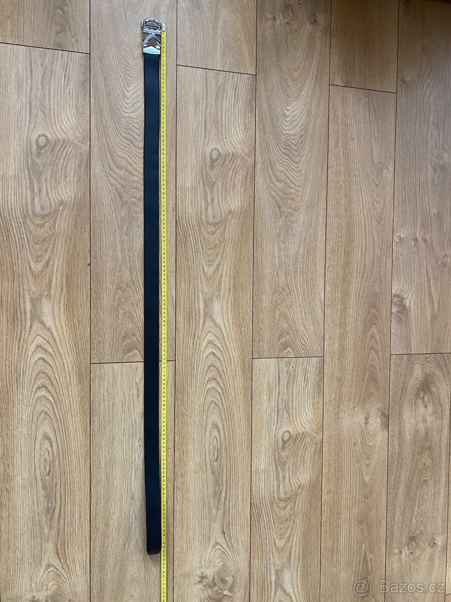 Pásek ck , černý, stříbrný - 8