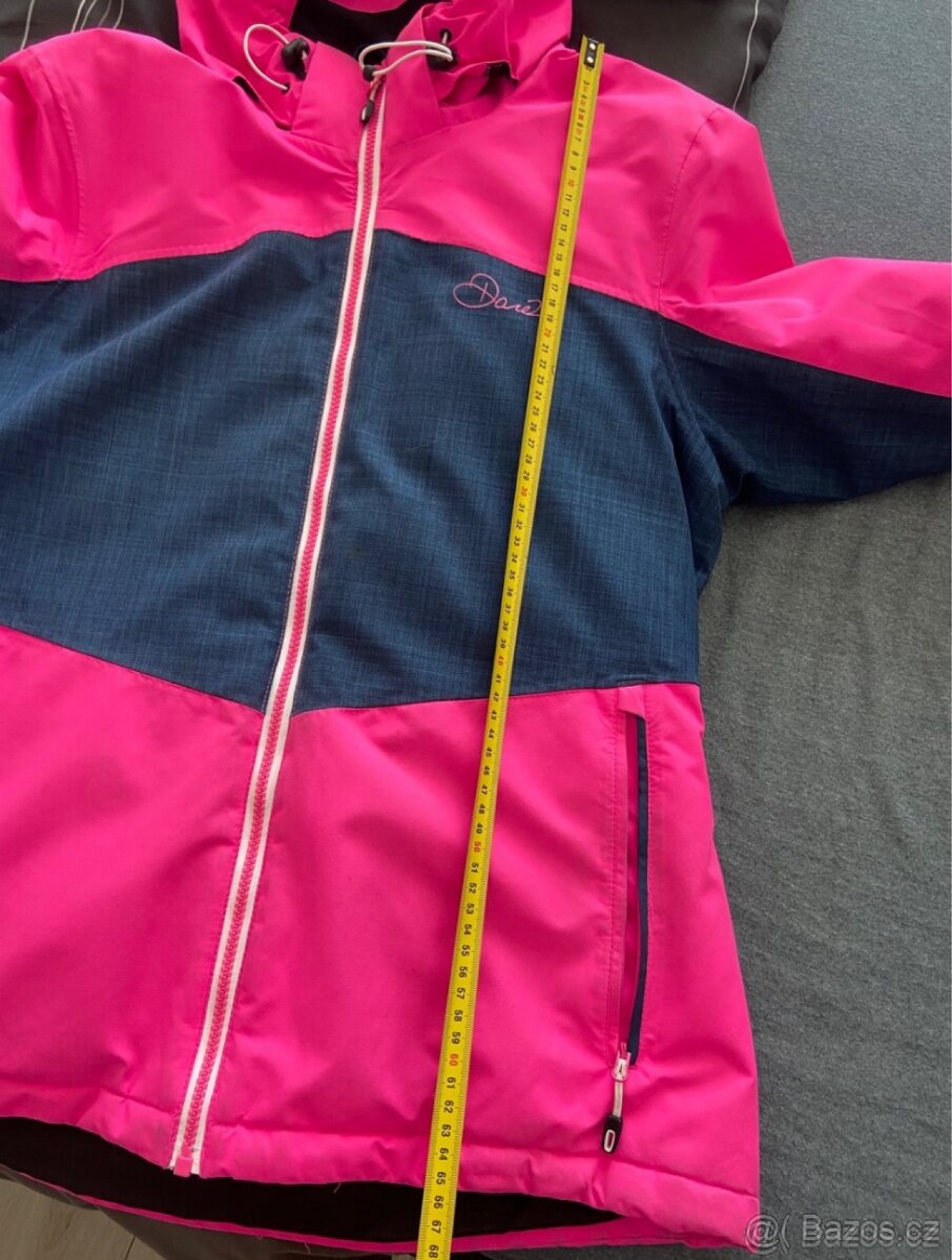 Dámská růžová zimní bunda vel. L - 8