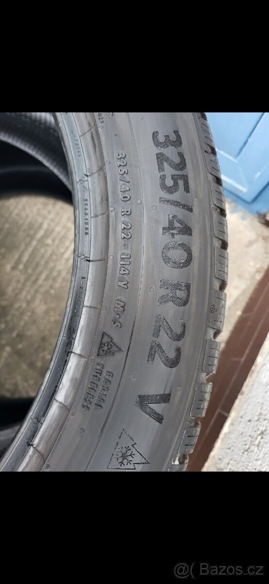 325 40 22"".. 2x/ 285 45 22"..2x Continental Wintercontac - 8