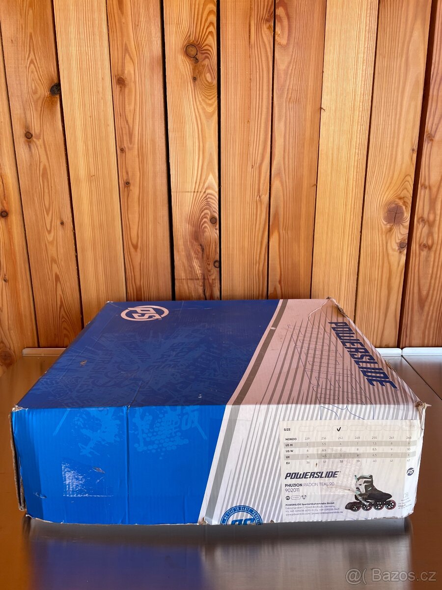 Kolečkové brusle Powerslide Radon Teal 90 Trinity - 8