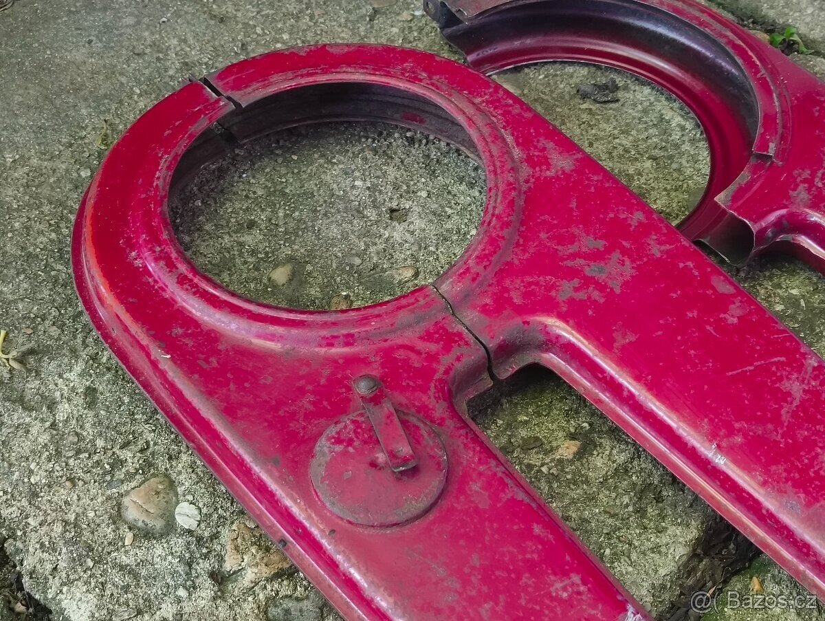 Kryt řetězu Jawa 250 350 354 353 velká kývačka půlbuben - 8