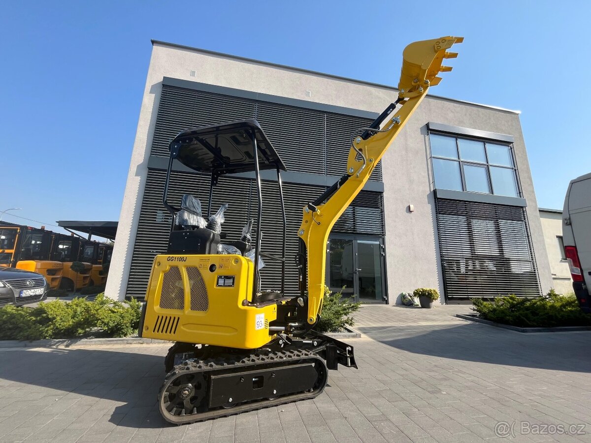 Minibáger GG 1100 J -Koncoročná AKCIA + Dovoz GRÁTIS - 8