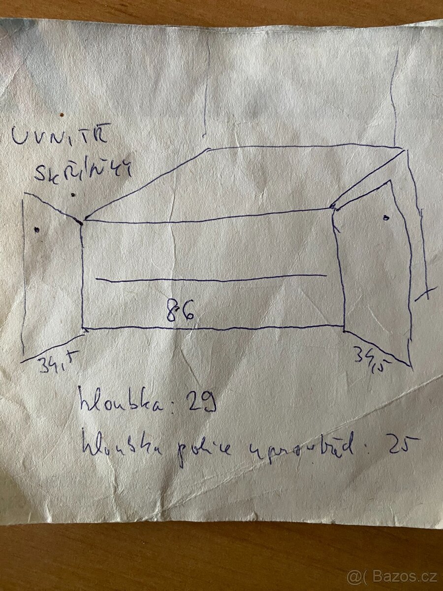 Retro předsíňová stěna – věšák, zrcadlo, botník - 8