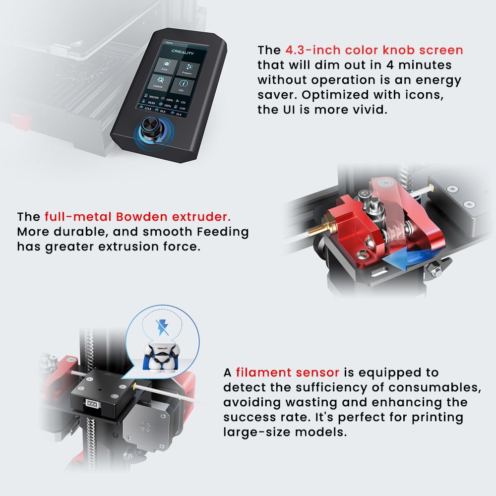 3D tiskárna Creality Ender 3 Max Neo - 8
