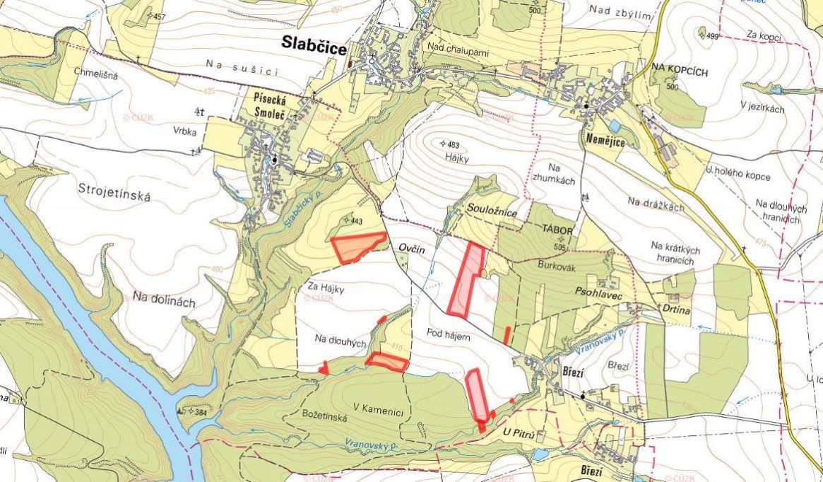 Zemědělská půda, prodej, Písecká Smoleč, Slabčice, Písek - 8