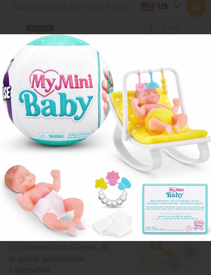 ZURU My Mini Baby - panenka miminko s překvapením - 8