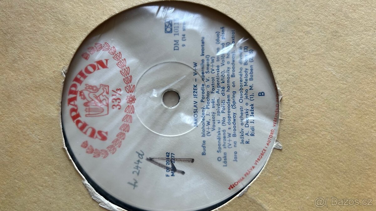 Voskovec Werich gramofonové desky - 8