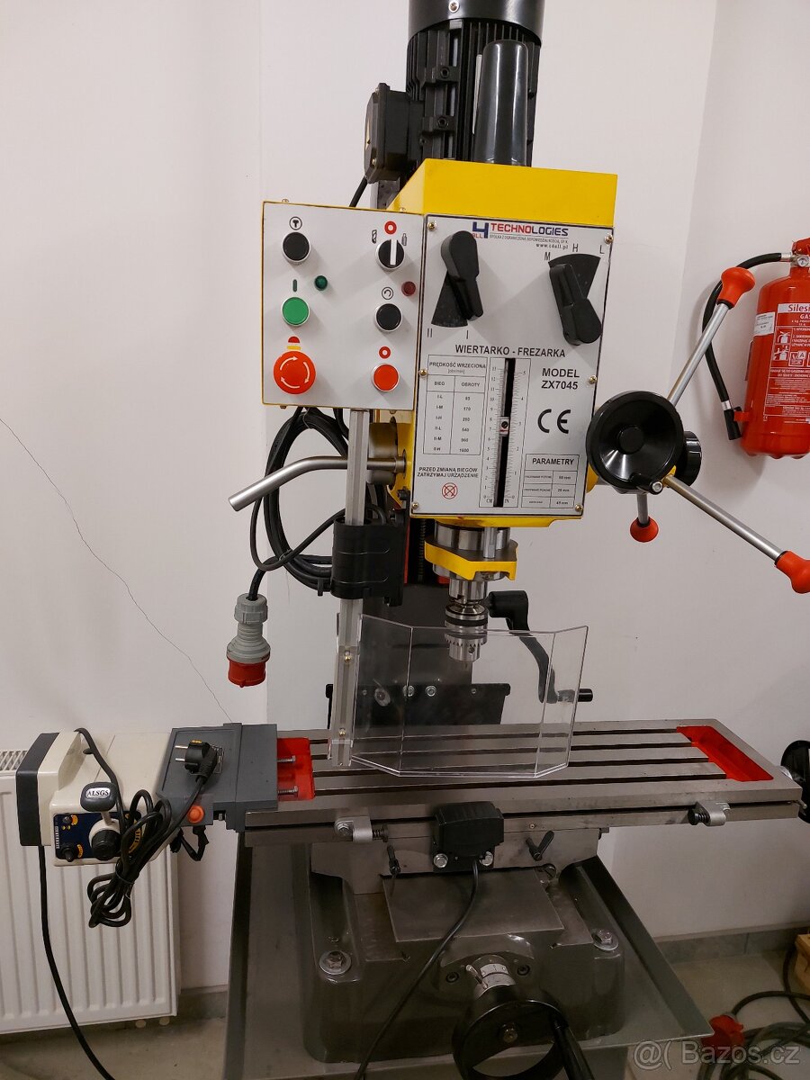 Vrtačko frézka TECHNOLOGIS ZX 7045 400 V 330 kg - 8