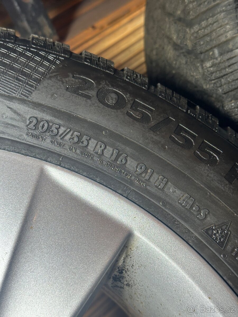 ALU Kola ŠKODA 5x112 R16 VELORUM Zimní Pneu 205/55/16 - 8