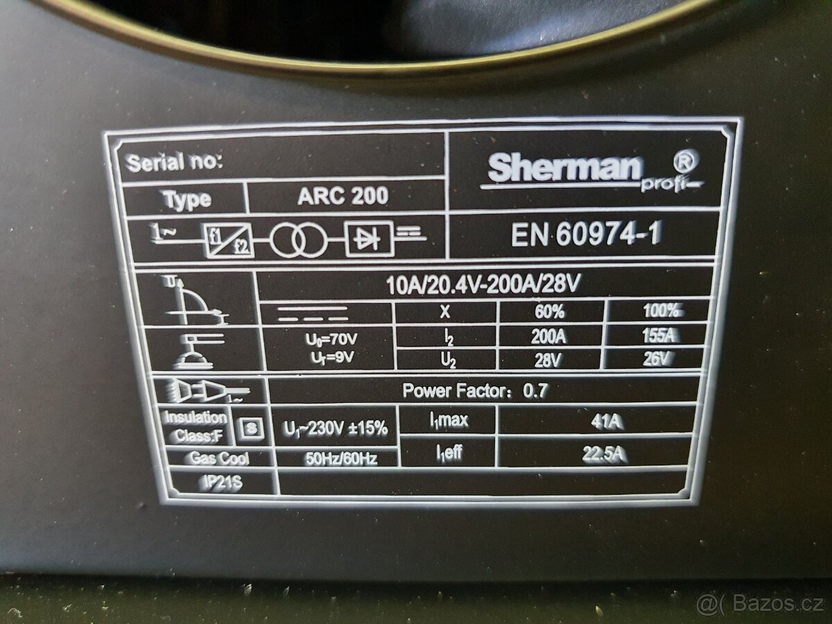ARC 200C nová PROFI svářečka na elektrody a TIG - 8