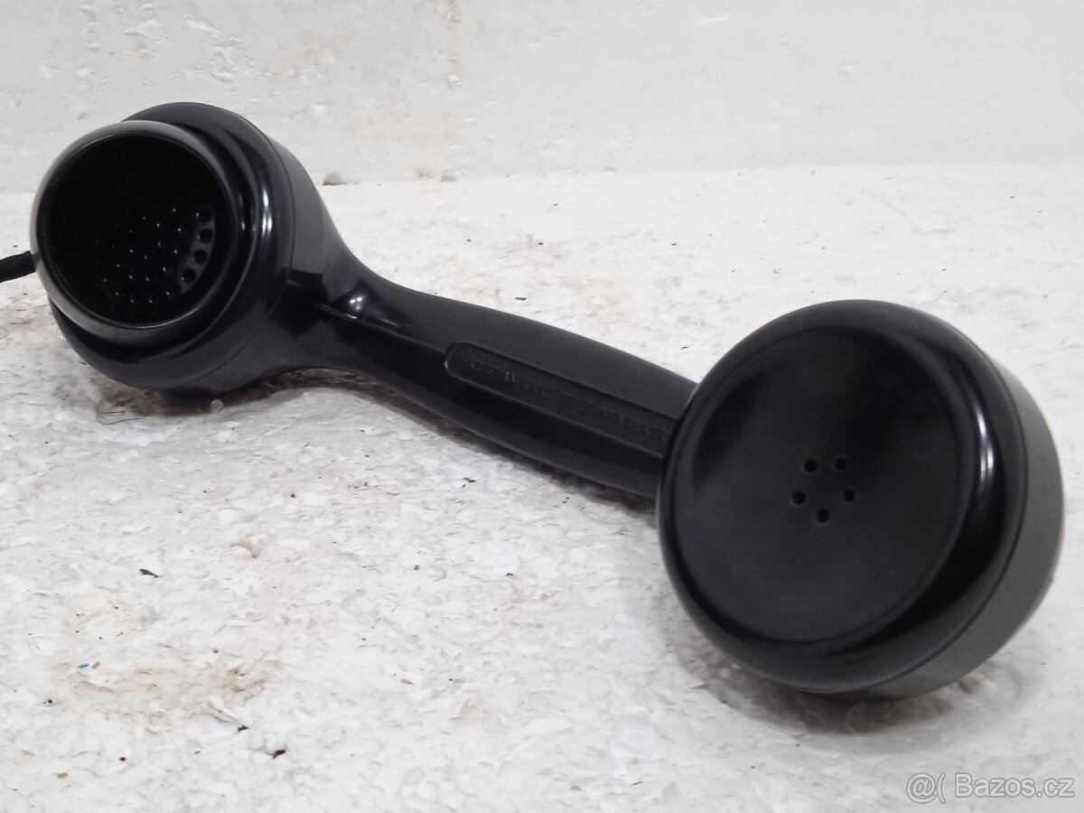 Retro smaltovaný telefon JYDSK s kličkou - 8