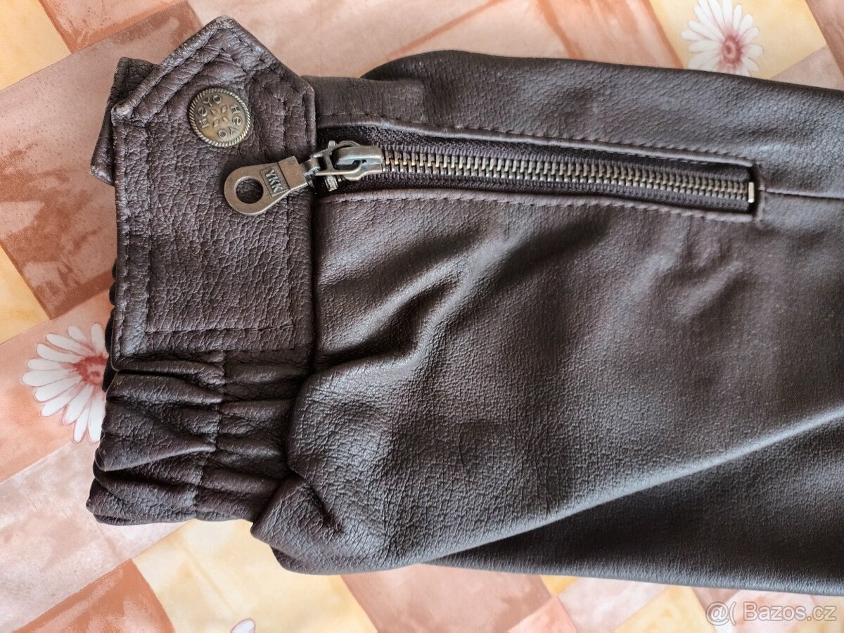 Kožená pánská bunda XXL - 8