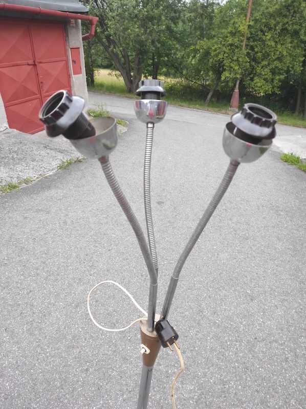 Retro stojací lampa - 8