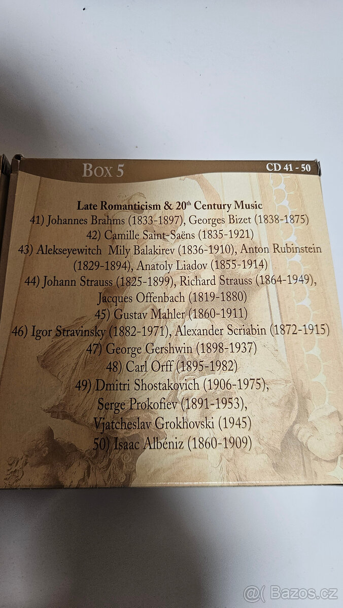 Vážná klasická hudba Gold Classic 50 CD - 8