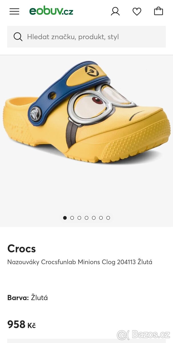 Dětské nazouváky Crocs vel. 28 (C11) - 8